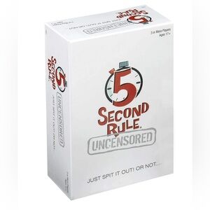 5 Second Rule Uncensored Game, Adult Game, Party Game, Card Game